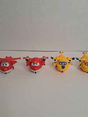 Super Wings Transforming Plane Action Figures Lot of 13 Various Figures 2014
